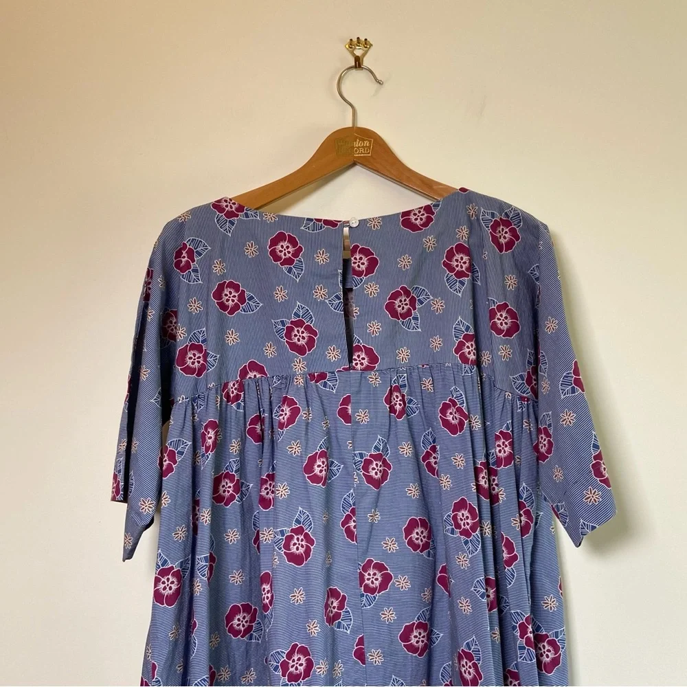 Carleen by Anthropologie Floral Tunic Dress XL Mumu
